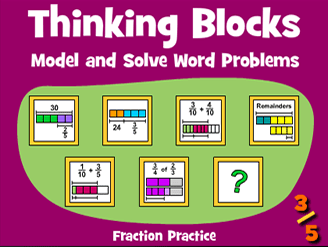 Thinking Blocks Fractions