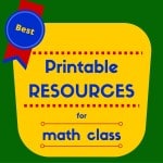 Printable Math Resources